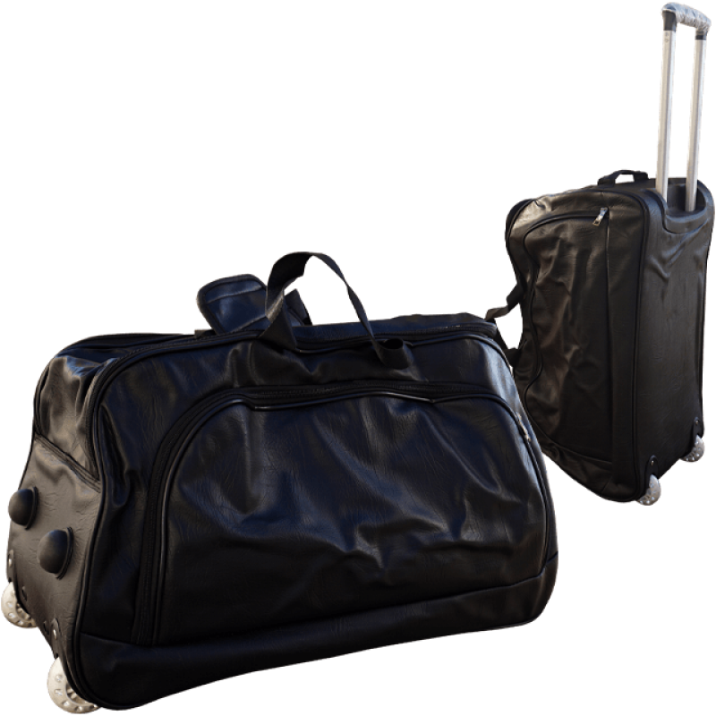 Set 2 trolere pentru voiaj, negre